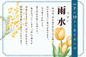 二十四節気で見る『季節の養生だより』